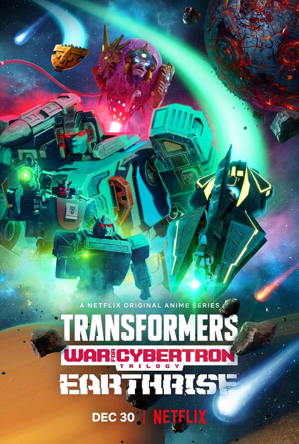 Netflix Transformers War For Cybertron Earthrise December 30th Mercenaries Poster (1 of 1)